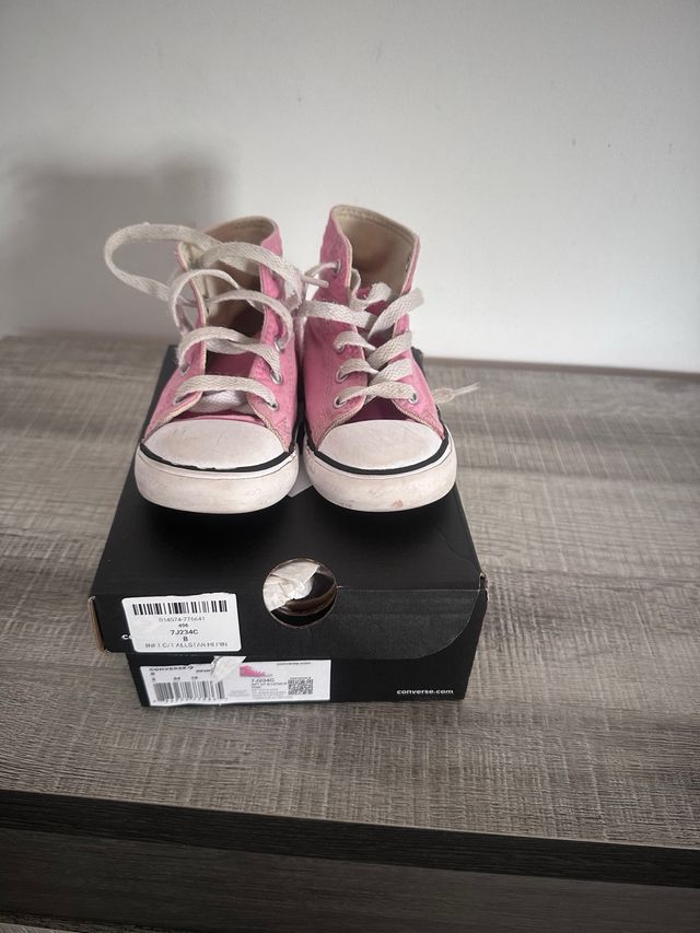 Converse All Star Niña Rosa Talla 24