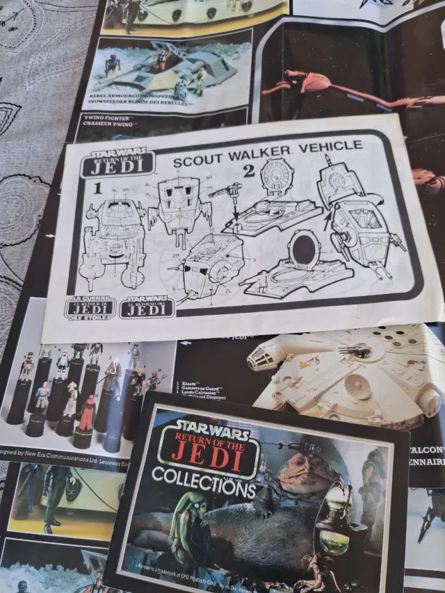 Cataloghi e poster di Star Wars Kenner.