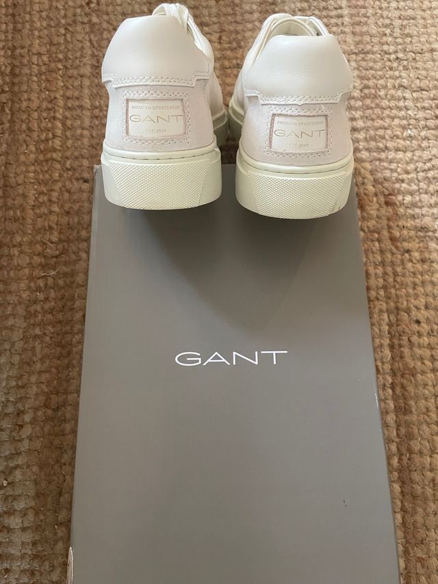 Zapatillas GANT Piel Beige/Blanco Talla 38