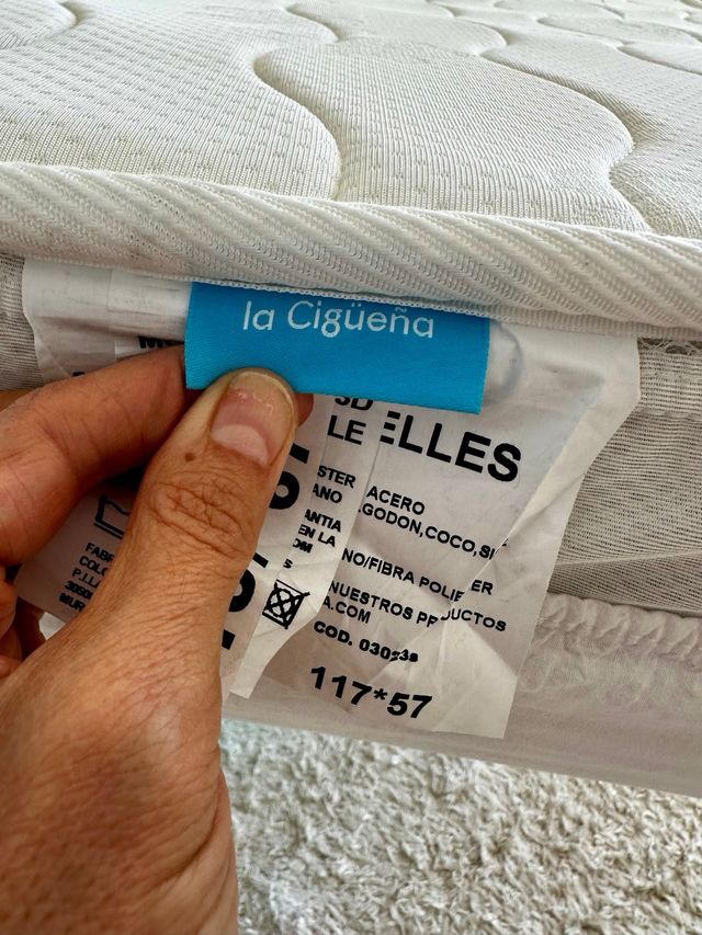 Colchón cuna 70x140 antiahogamiento y desenfudable