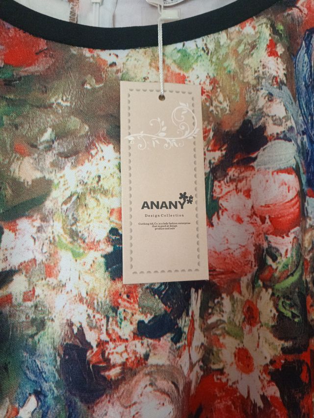 Vestido estampado floral entretiempo