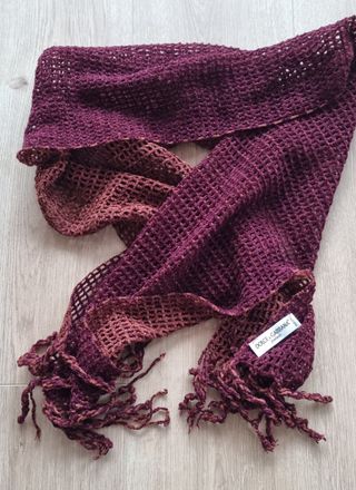 Sciarpa Dolce & Gabbana ciniglia bicolore