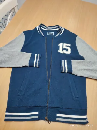 Sudadera Studio Classics Hombre Azul/Gris