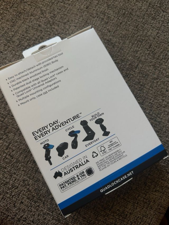 Quad Lock Soporte Manillar Moto Pro