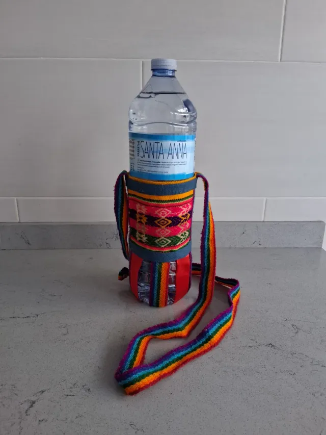 Portabotellas mexicano tejido