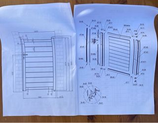 Puerta exterior metálica