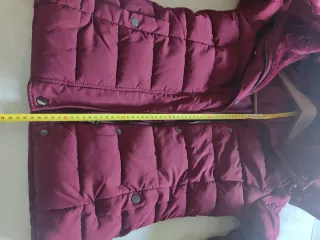 Plumas burdeos talla S