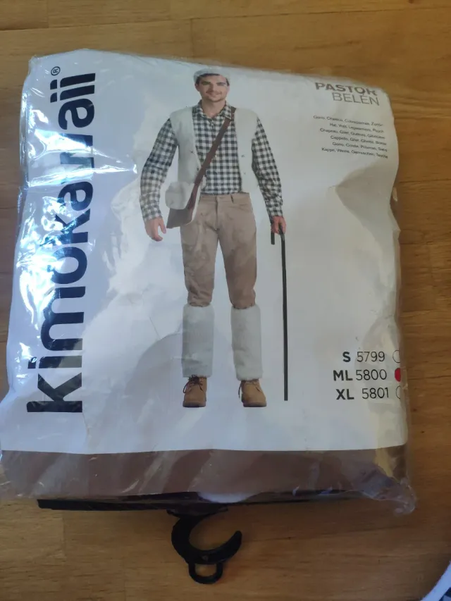 Disfraz Pastor Talla ML Kimoka