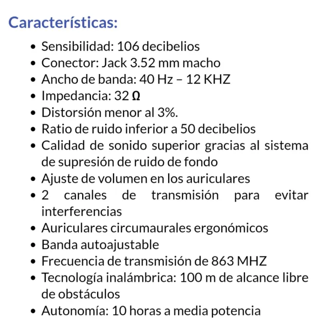 Auriculares Thomson Inalámbricos Negros