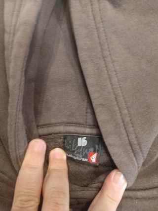 Sudadera Quiksilver Hombre Marrón