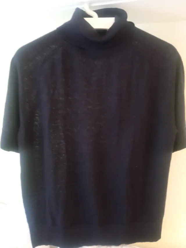 Jersey cuello alto azul El Corte Inglés