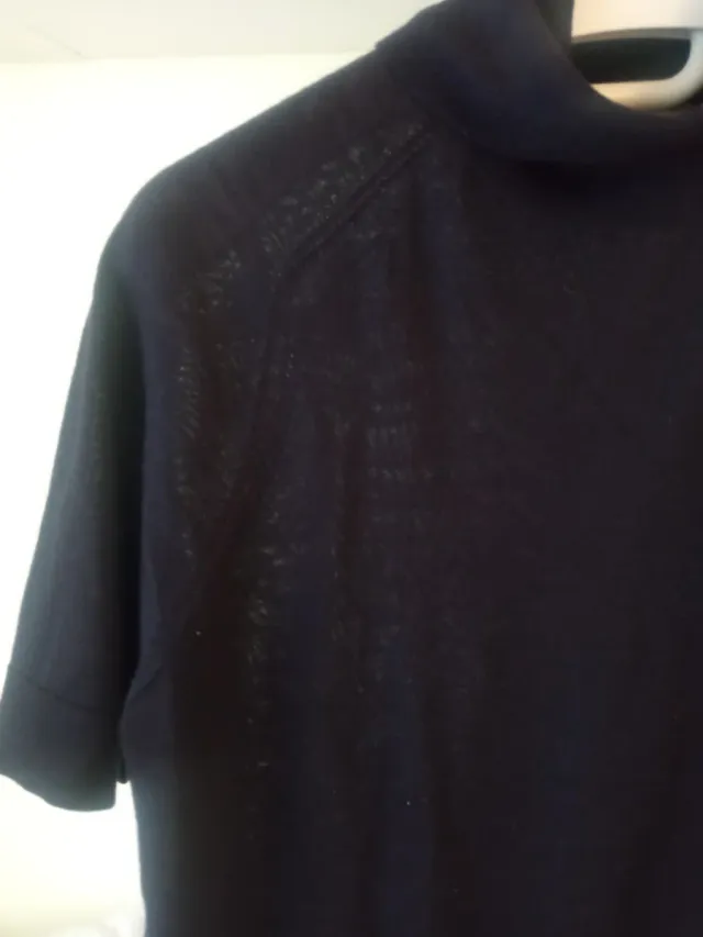 Jersey cuello alto azul El Corte Inglés