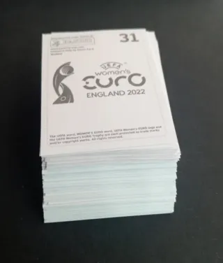 225 Cromos Euro Femenino 2022 Panini