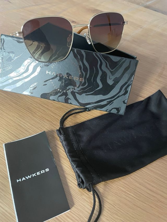 Gafas de Sol Hawkers Marrón y Dorado