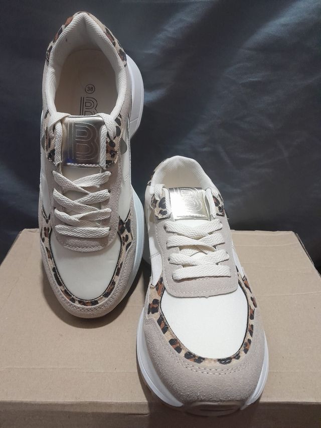Zapatillas Beige/Multicolor Talla 38