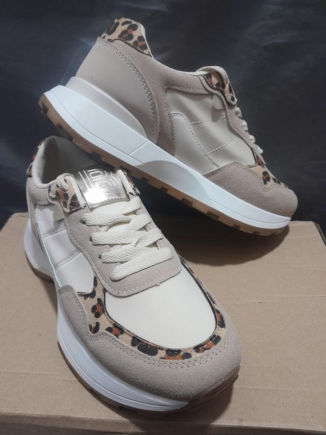 Zapatillas Beige/Multicolor Talla 38
