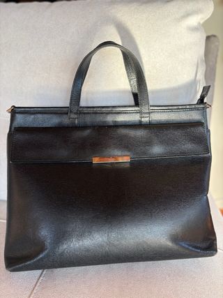 Borsa cartella Gucci Vintage Nera