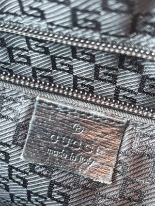 Borsa cartella Gucci Vintage Nera