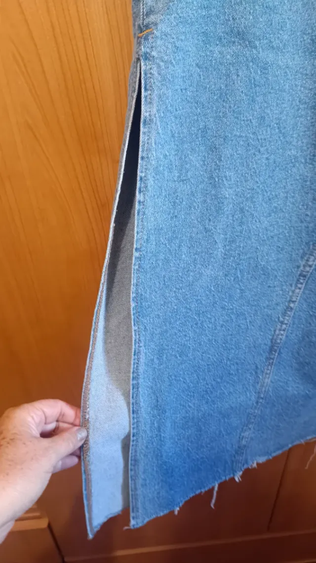 Falda Levi's larga vaquera