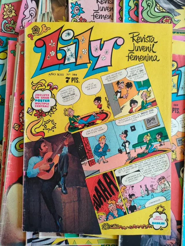 Lote 37 comics Ed. Bruguera Lily Revista juvenil 