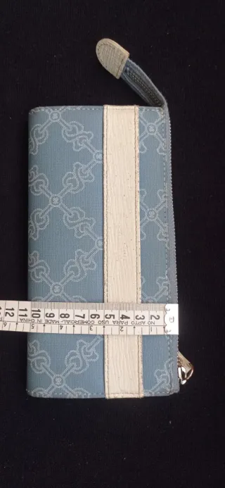 Cartera Tous Azul y Beige