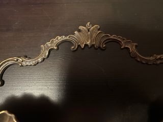 Appendiabiti ottone con conchiglie vintage