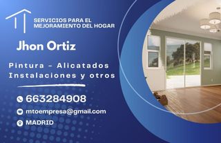 PINTURA Y ALICATADO EN MADRID