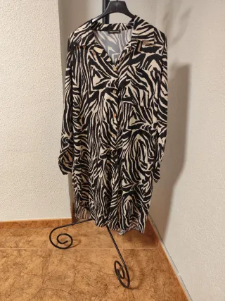 Camisero estampado cebra