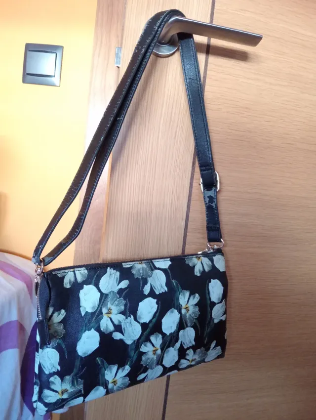 Bolso Piel NeroGiardini Flores