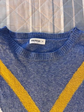 Jersey Brownie azul y amarillo