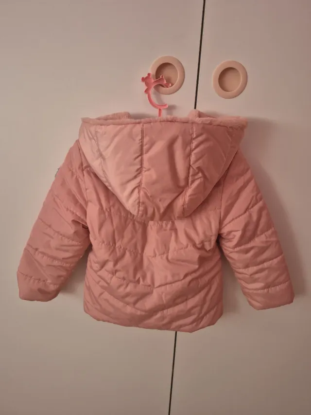 Chaqueta rosa Mayoral reveesible.talla 3/4