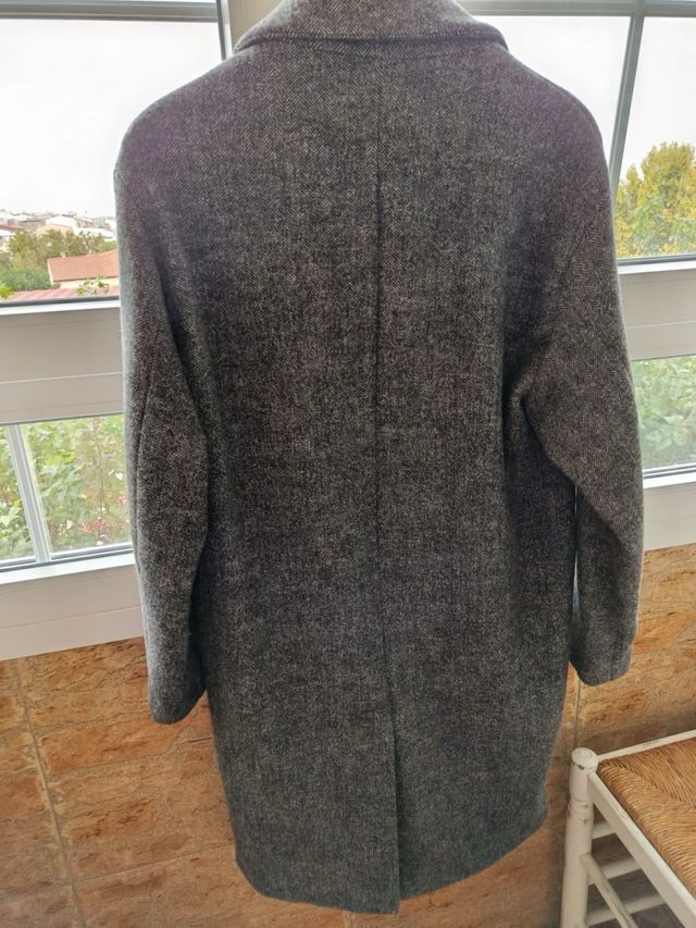 Abrigo Zara Hombre Gris