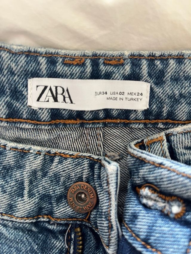 Vaqueros Zara Desgastados