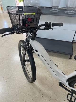 Bicicleta Eléctrica Blanca