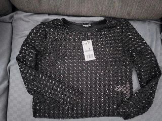 Camiseta Stradivarius negra talla L