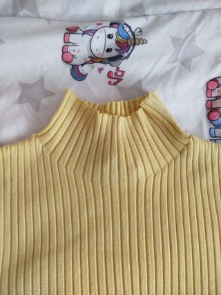 Jersey Zara Mujer Talla L Amarillo