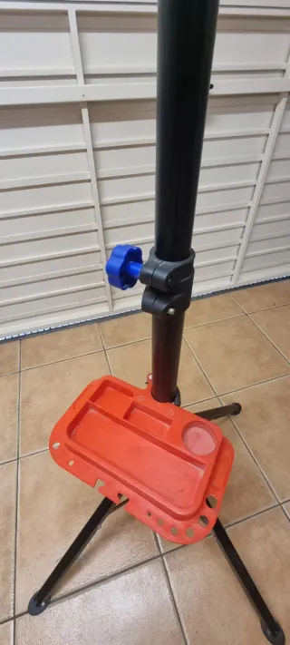 Soporte limpieza bicicleta.