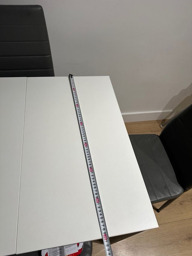 Mesa de cocina blanca-SIN SILLAS