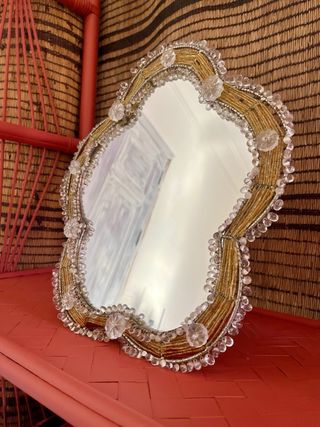 Specchio veneziano decorato