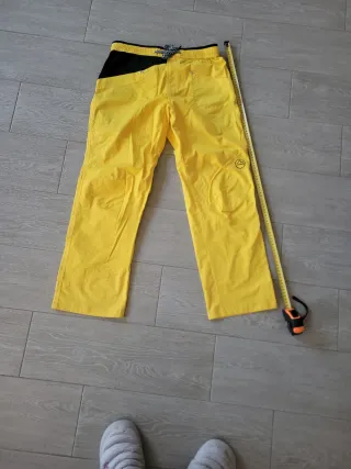 Pantalón escalada La Sportiva de hombre amarillo/n