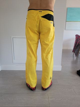 Pantalón escalada La Sportiva de hombre amarillo/n