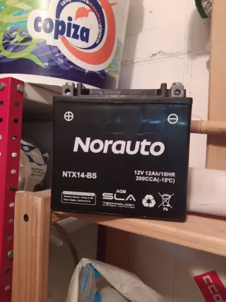 Batería Norauto NTX14-BS 12V 12Ah AGM