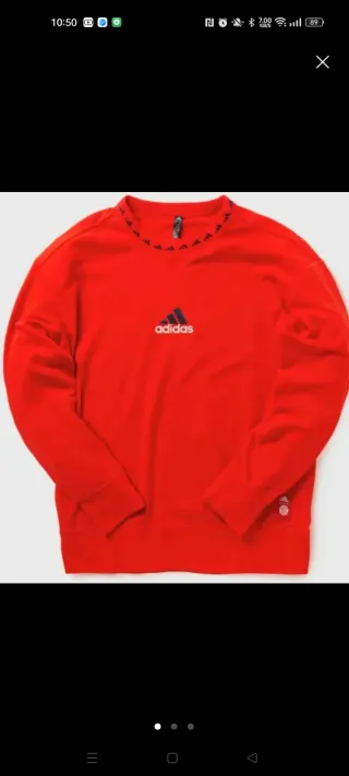 Sudadera Adidas Roja