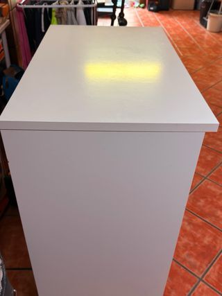 Cassettiera IKEA MALM bianca a 4 cassetti 80x100