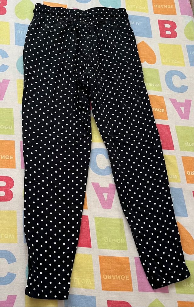 Pantalón de lunares negro Primark
