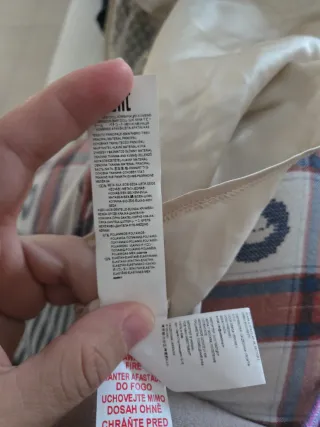 Camisón beige con encaje