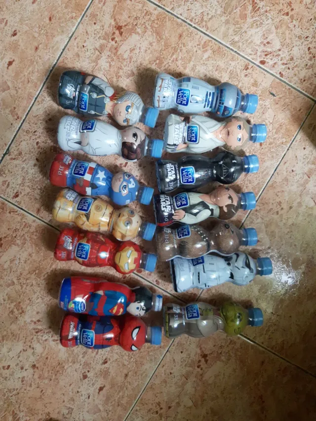 Botellas Star Wars Marvel DC
