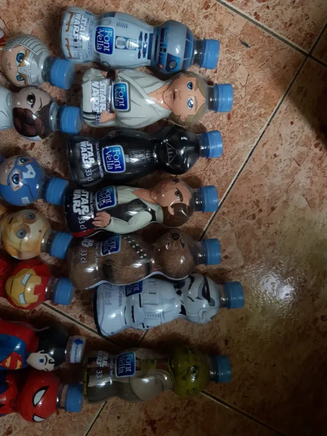 Botellas Star Wars Marvel DC