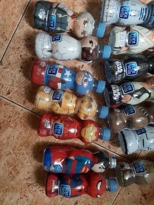 Botellas Star Wars Marvel DC