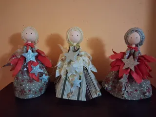 Hadas hechas a mano 22 cm